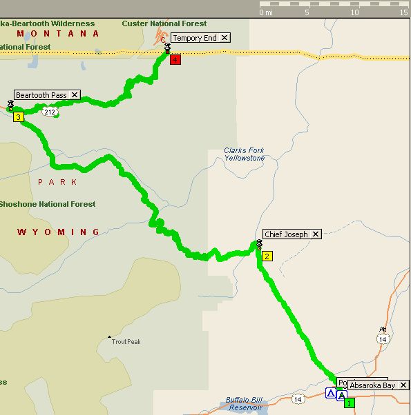 Chief Joseph and Beartooth Scenic Highways