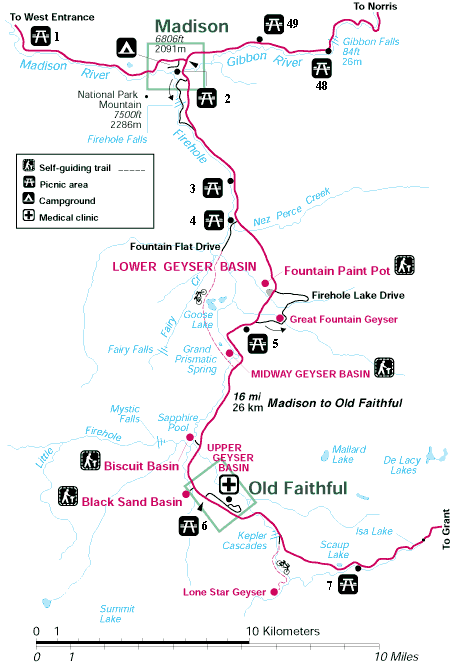Old Faithful Map