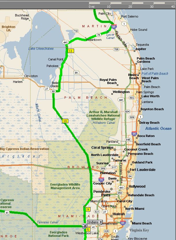 Indians to I-95